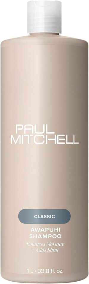 Paul Mitchell Awapuhi Shampoo, Balances Moisture + Adds Shine, For All Hair Types, Especially Fine + Static-Prone Hair